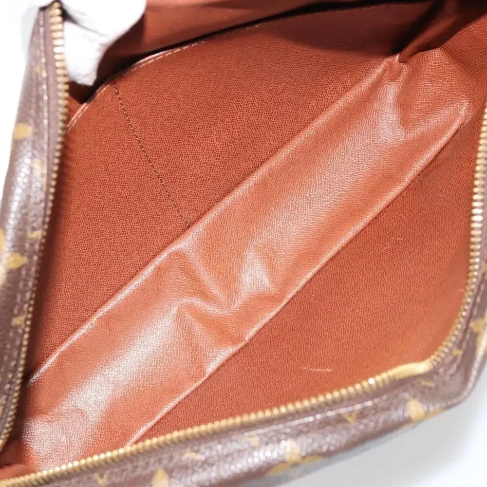 Louis Vuitton Monogram Compiegne 28 Clutch Bag Brown